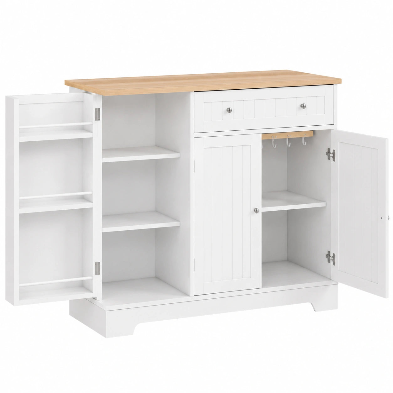 Buffet de Cuisine Moderne avec Rangements Ajustables
