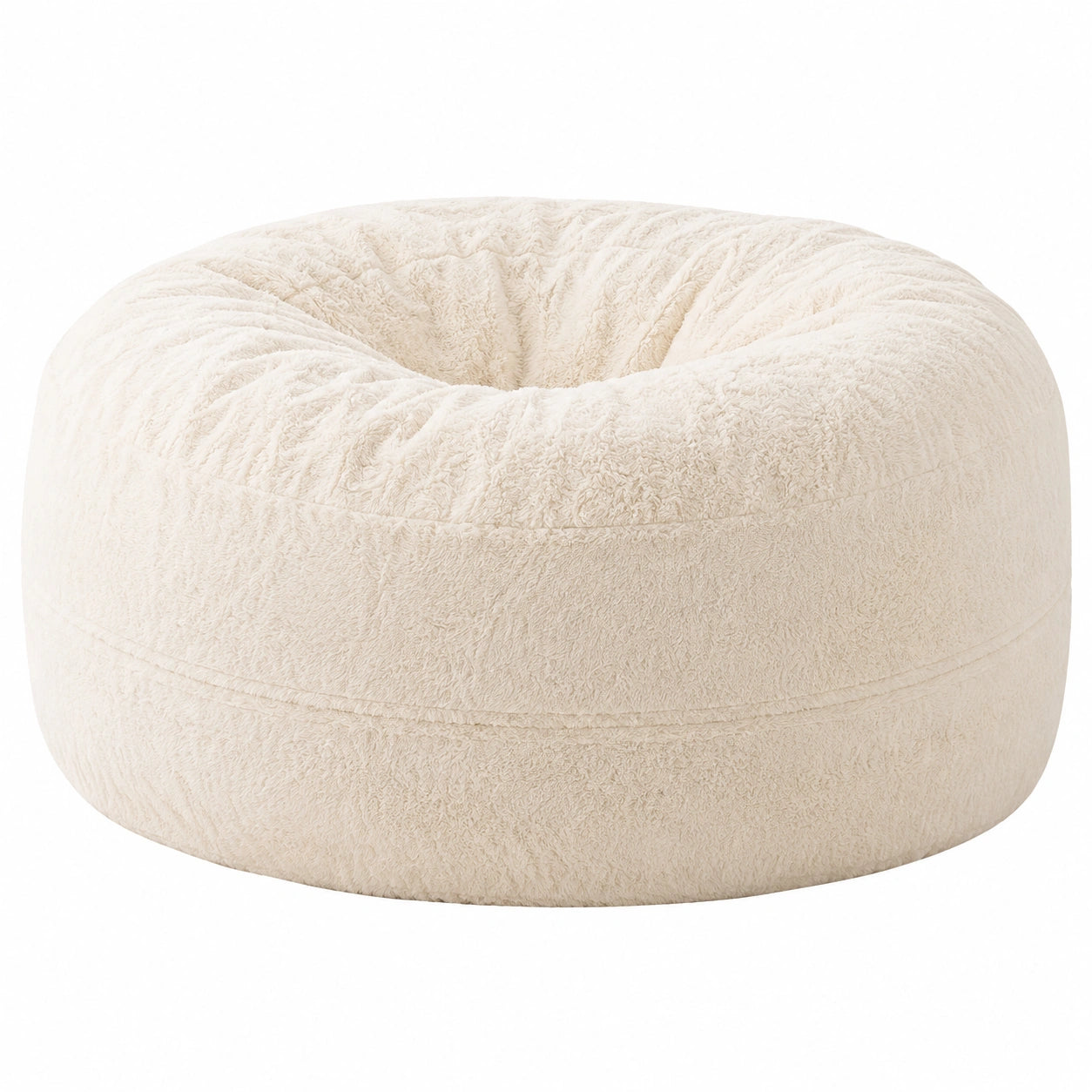 Pouf-Lit Convertible en Canapé et Lit avec Housse Douce
